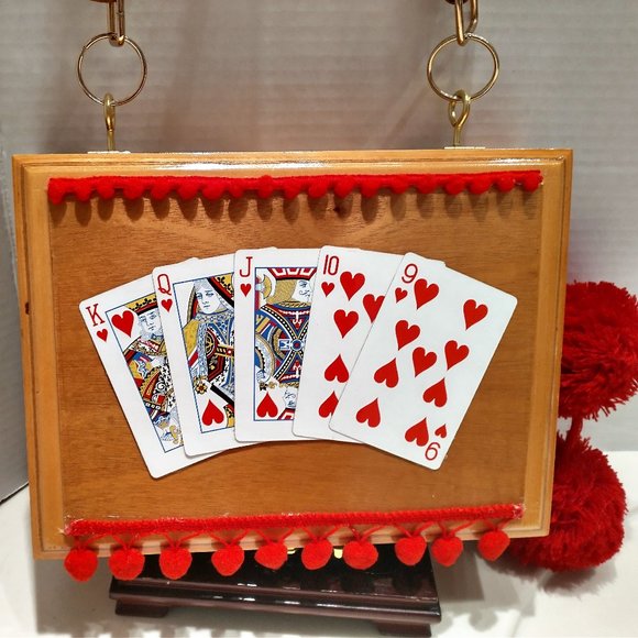 Suenos de Saundra  Upcycled Cigar Box Cards Satchel/Purse - Picture 11 of 11